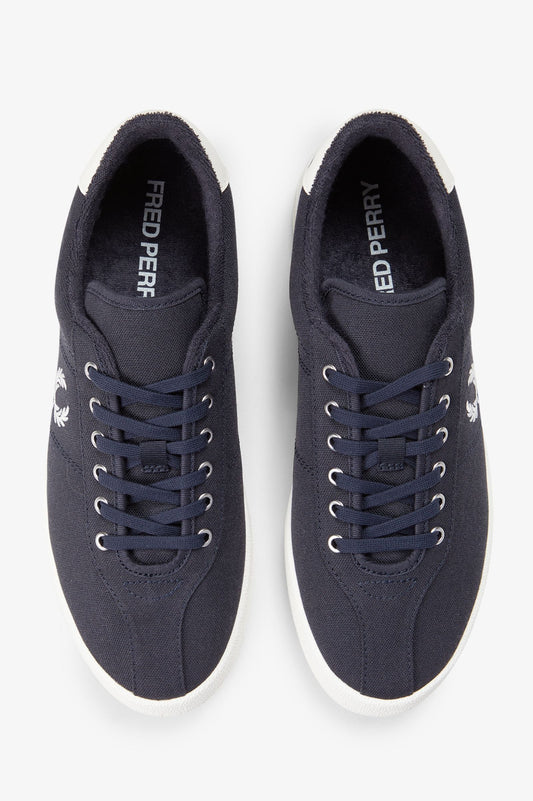 B2347 Canvas Tennis Shoe (Navy / Snow White)