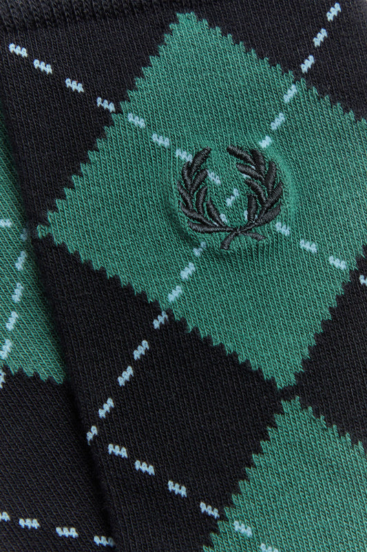 C2151 Argyle Jacquard Sock (Sport Green)