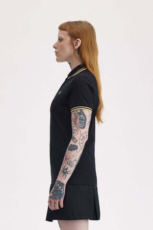 G12 The Fred Perry Shirt (Black / Champagne / Champagne)