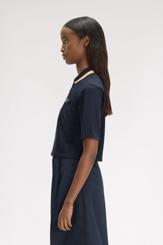 G2182 Bold Tipped Polo Shirt (Navy)