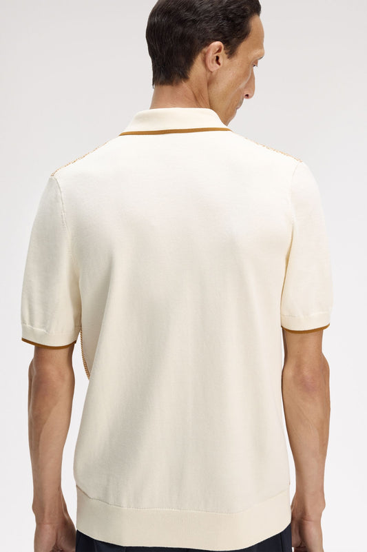 K2307 Tonic Waffle Knitted Shirt (Ecru)