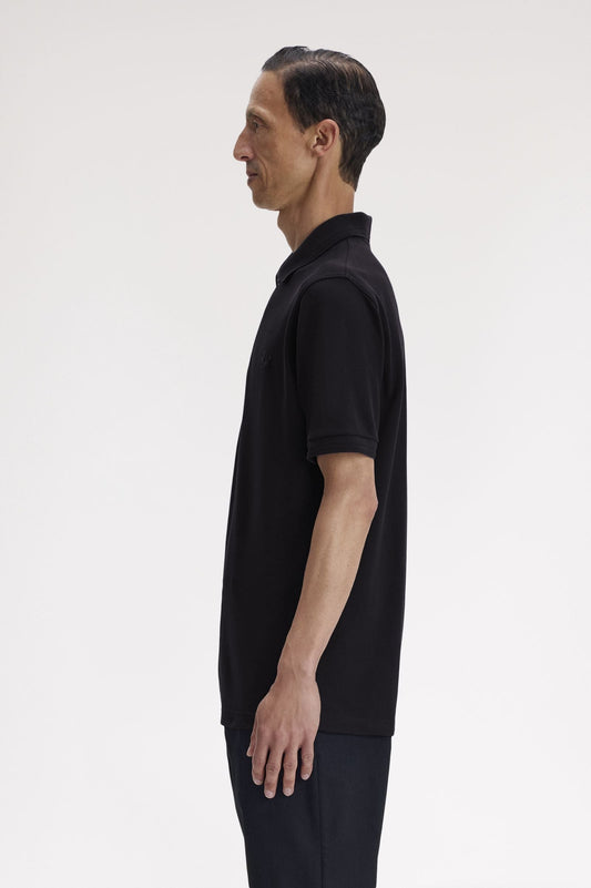 M12 The Fred Perry Shirt (Black / Black / Black)