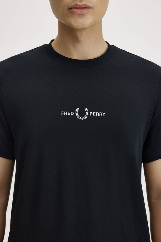 M4580 Embroidered T-Shirt (Black)
