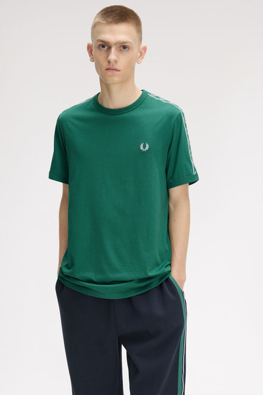M4613 Contrast Taped Ringer T-Shirt (Sport Green)