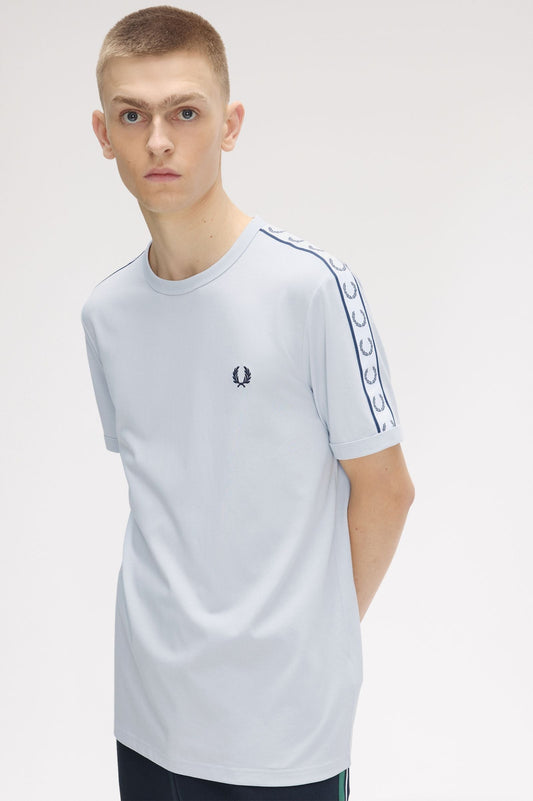 M4620 Taped Ringer T-Shirt (Dusky Blue)