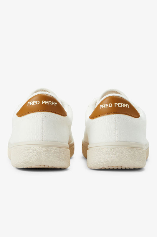 B2347 Canvas Tennis Shoe (Ecru / Dark Caramel)