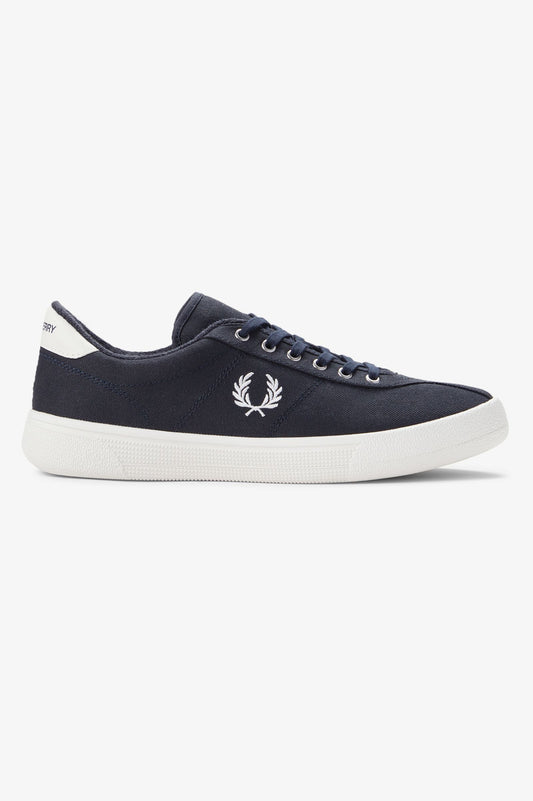 B2347 Canvas Tennis Shoe (Navy / Snow White)