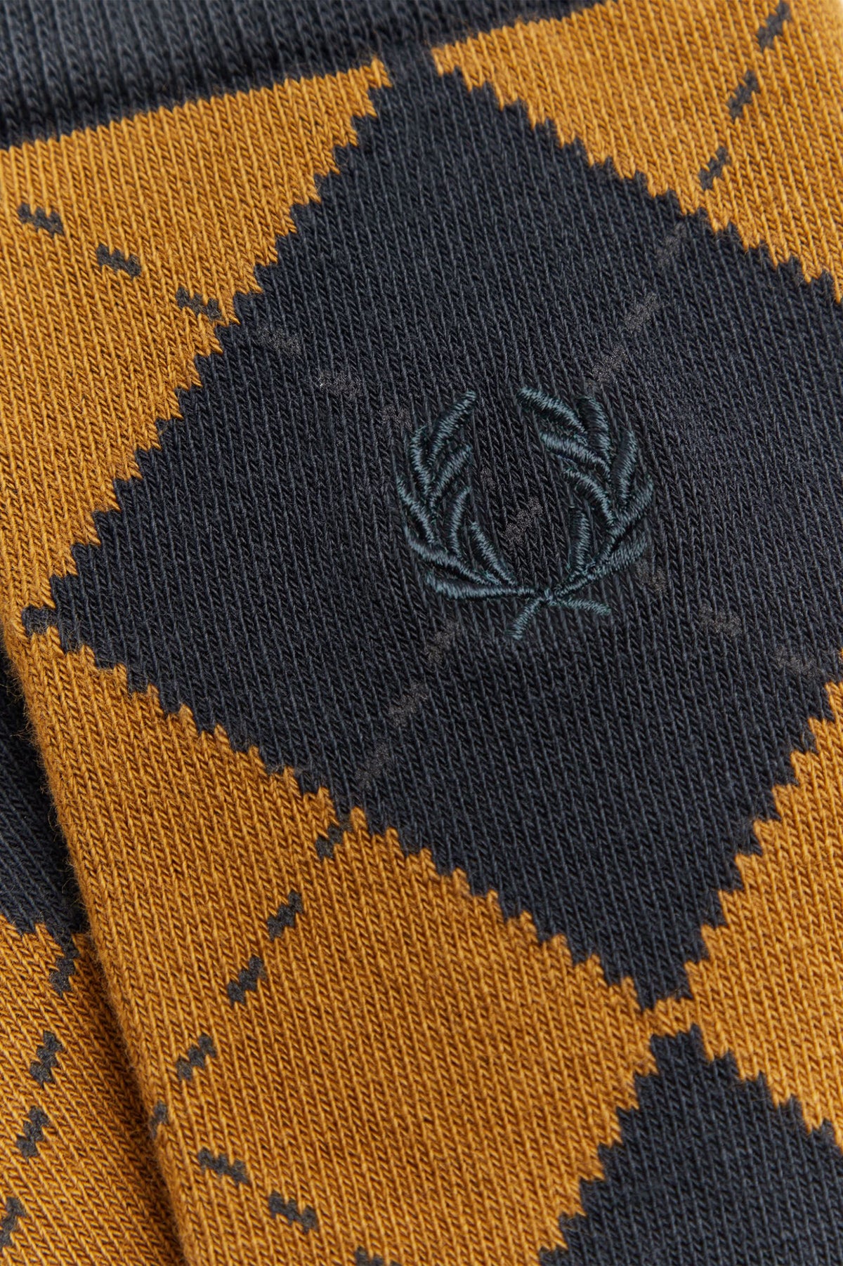 C2151 Argyle Jacquard Sock (Navy)