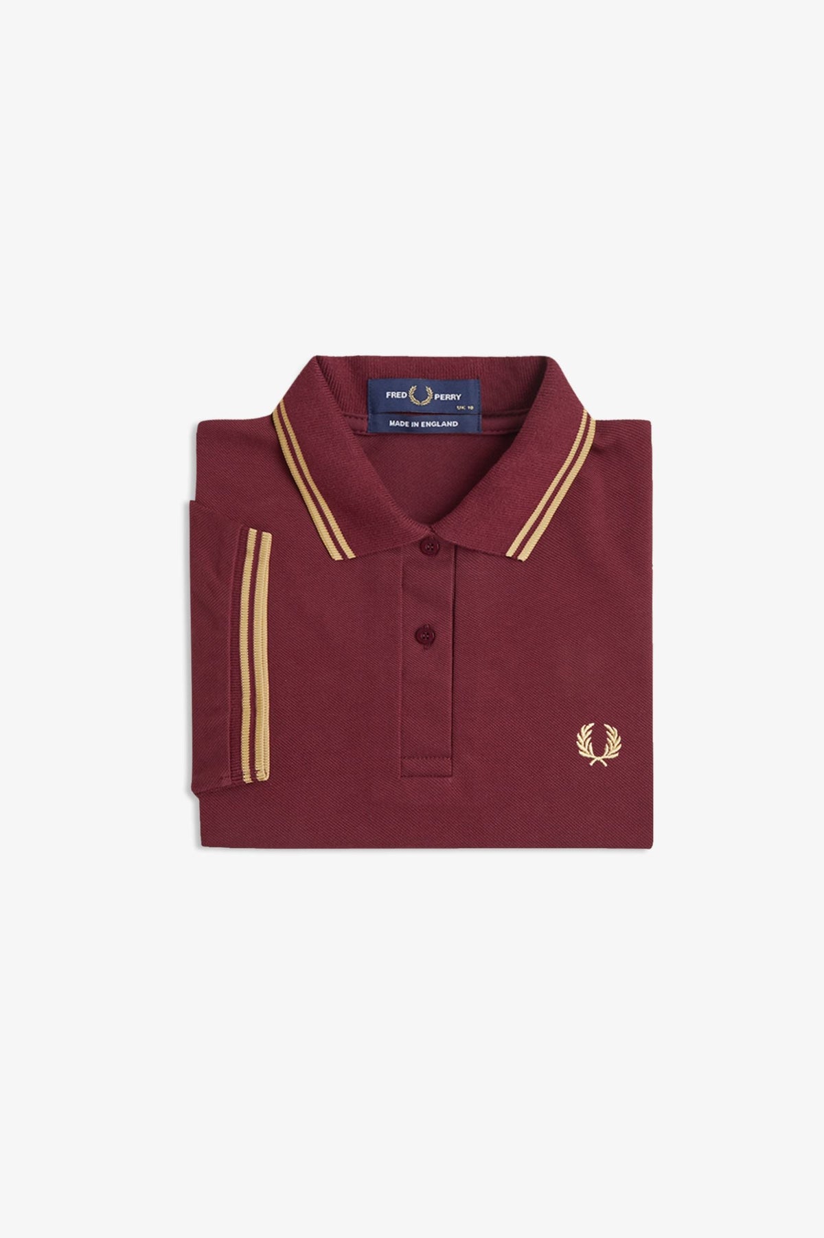 G12 The Fred Perry Shirt (Maroon / Champagne / Champagne)