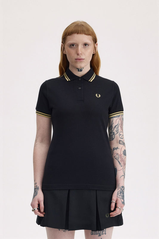 G12 The Fred Perry Shirt (Black / Champagne / Champagne)