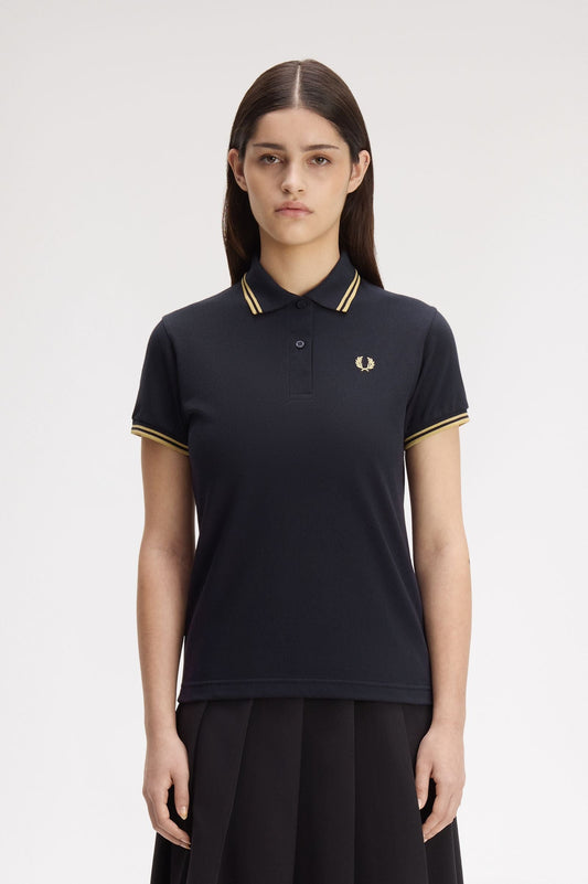 G12 The Fred Perry Shirt (Navy / Champagne / Champagne)