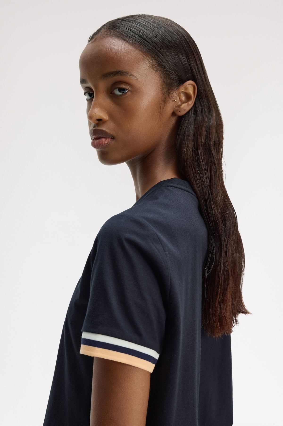 G2179 Bold Tipped T-Shirt (Navy)