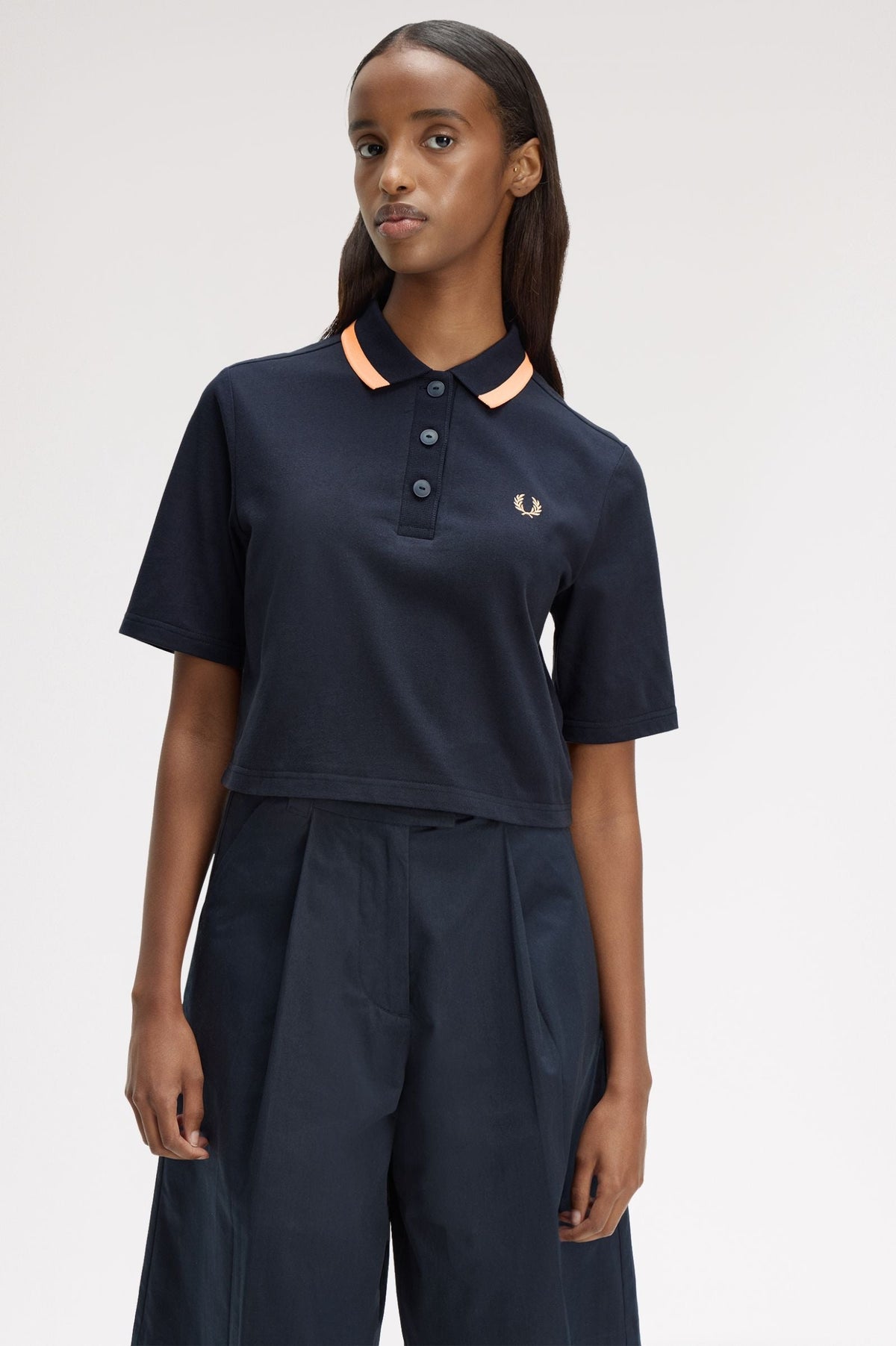 G2182 Bold Tipped Polo Shirt (Navy)