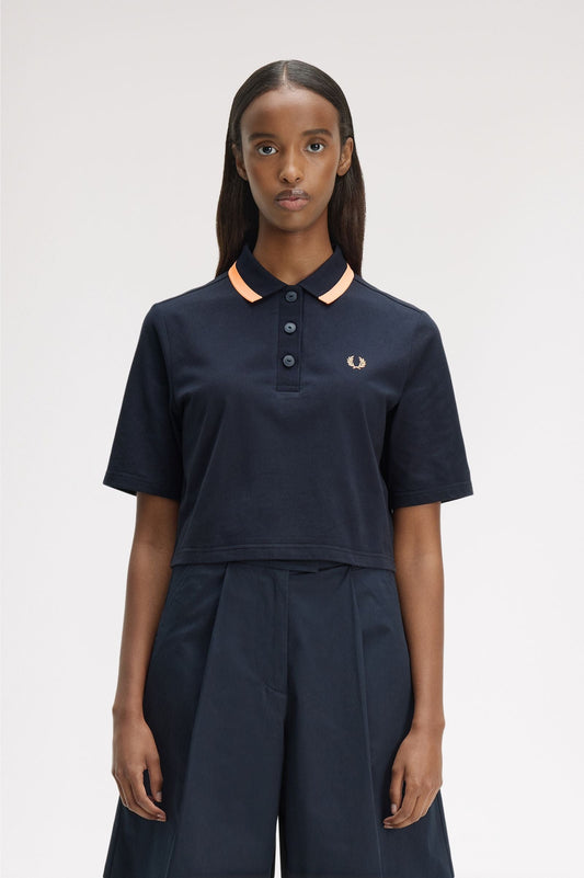 G2182 Bold Tipped Polo Shirt (Navy)