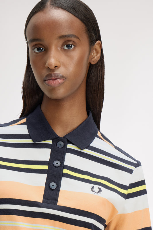 G2183 Striped Polo Shirt (Navy)