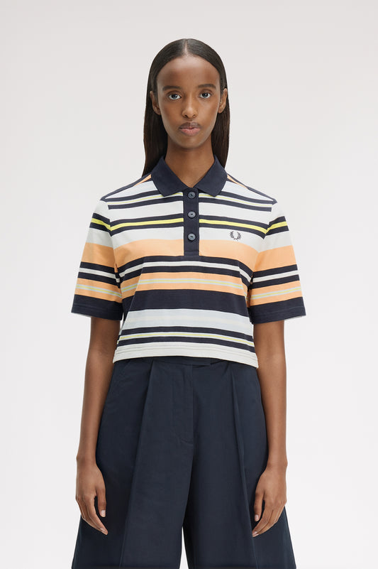 G2183 Striped Polo Shirt (Navy)