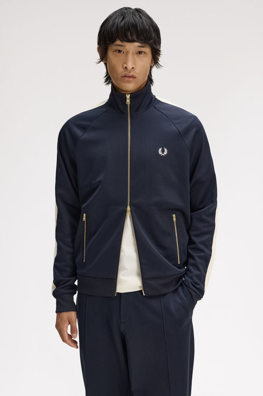 J2331 Cable Taped Track Jacket (Navy)