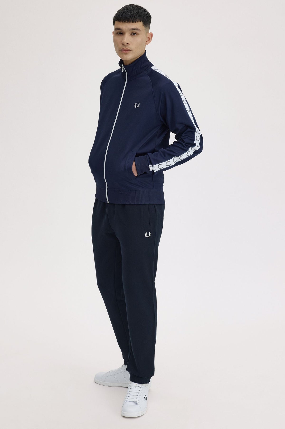 J4620 Taped Track Jacket (Carbon Blue)