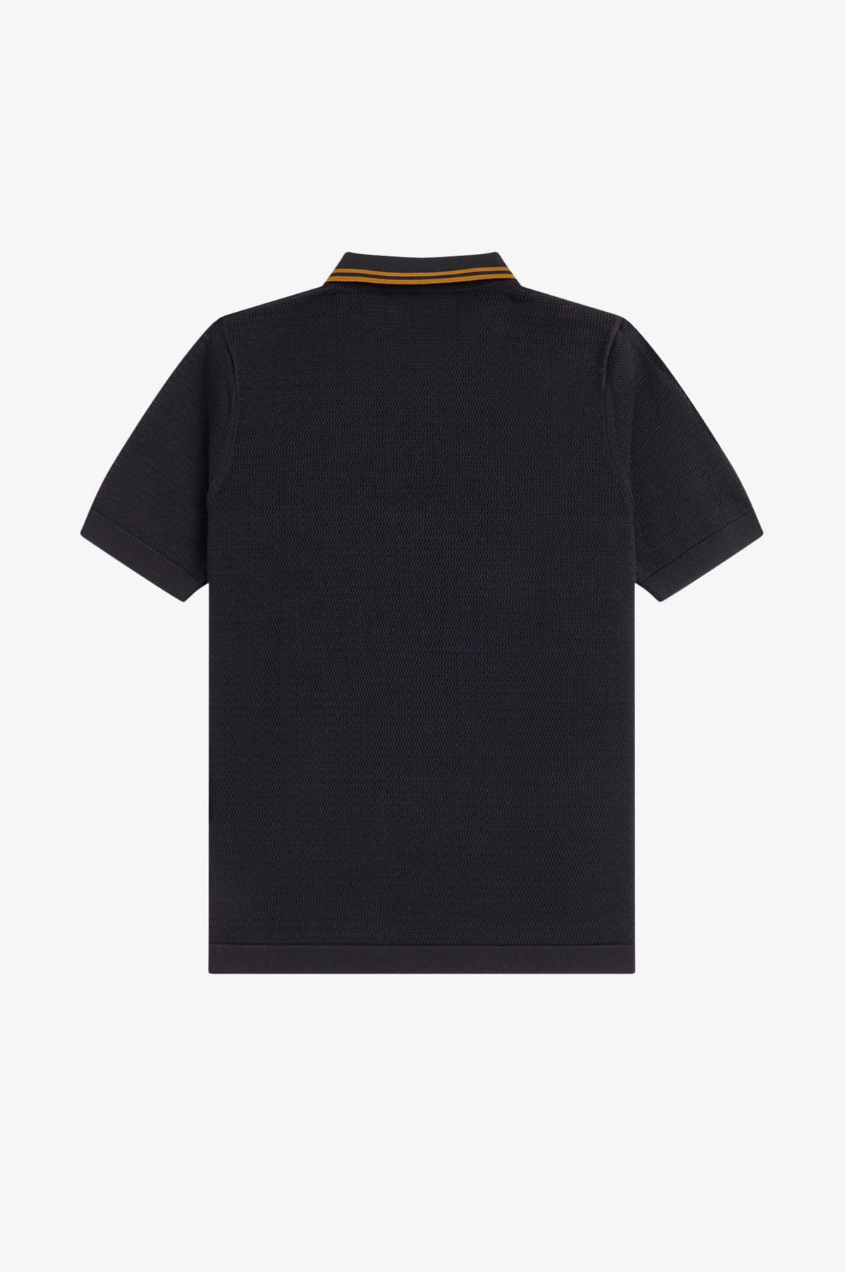 K2330 Pointelle Knitted Shirt (Black)