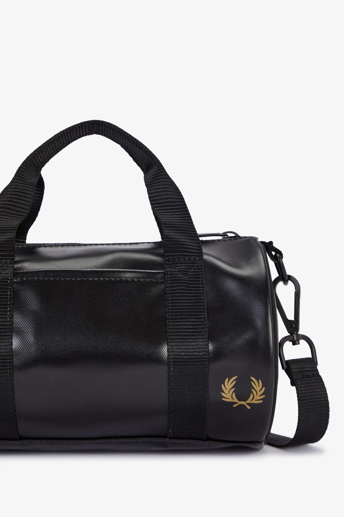 L1400 Tonal Classic Mini Barrel Bag (Black / Gold)