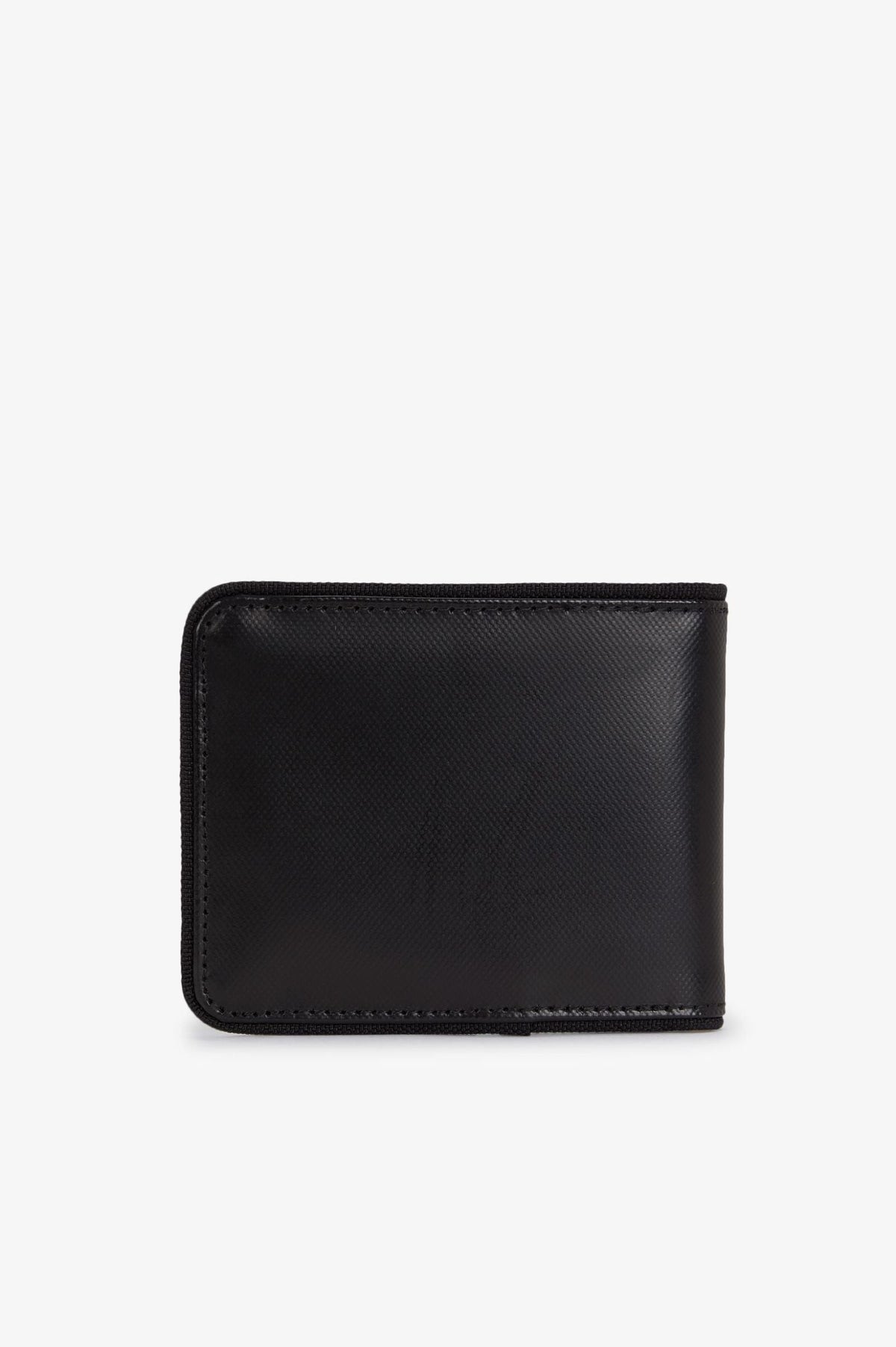 L2810 Tonal Coated Polyester Wallet (Black / Gold)