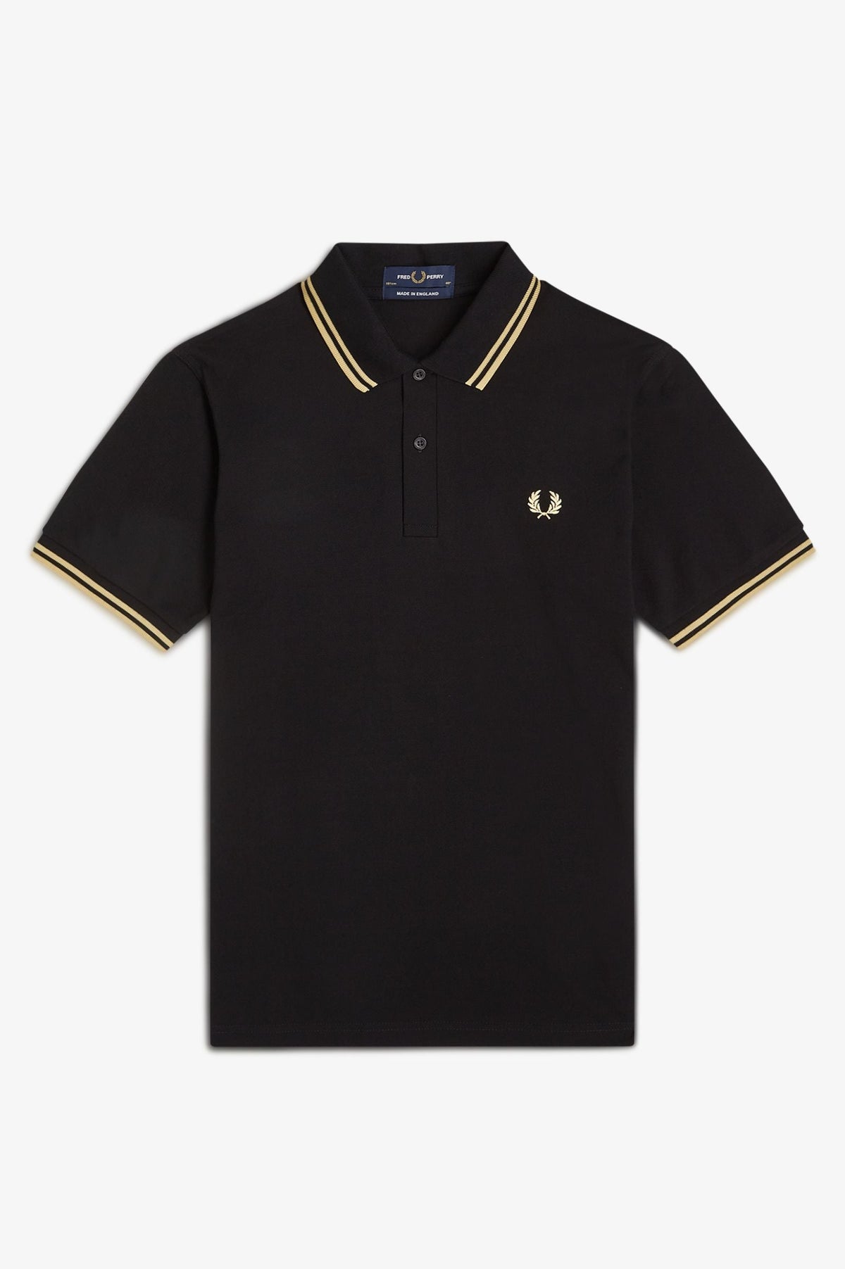 M12 The Fred Perry Shirt (Black / Champagne / Champagne)