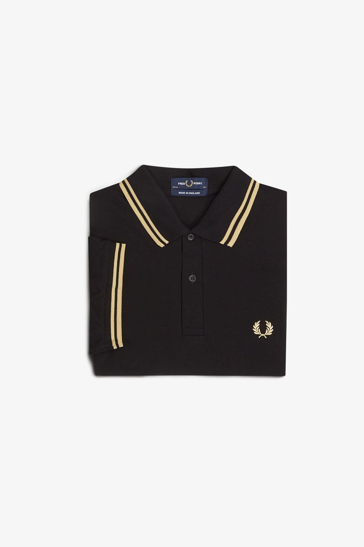 M12 The Fred Perry Shirt (Black / Champagne / Champagne)