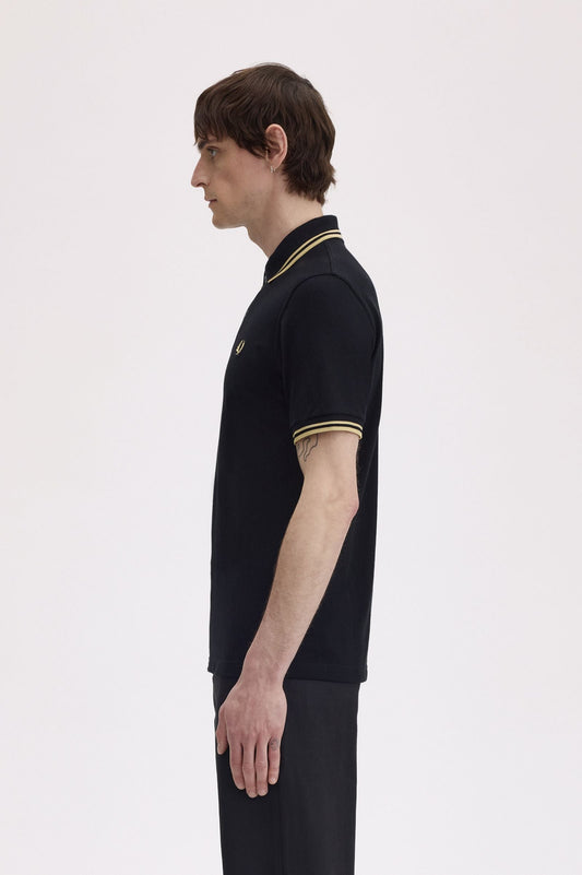 M12 The Fred Perry Shirt (Black / Champagne / Champagne)
