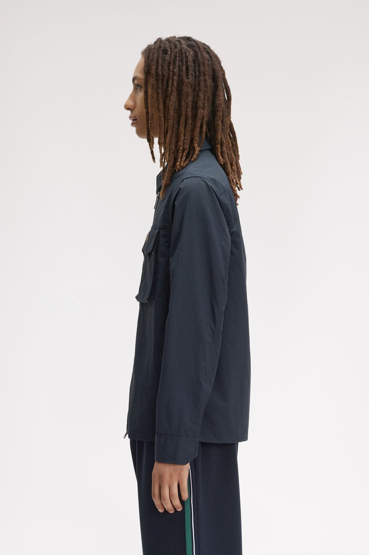 M2402 Ripstop Zip-Through Overshirt (Navy)