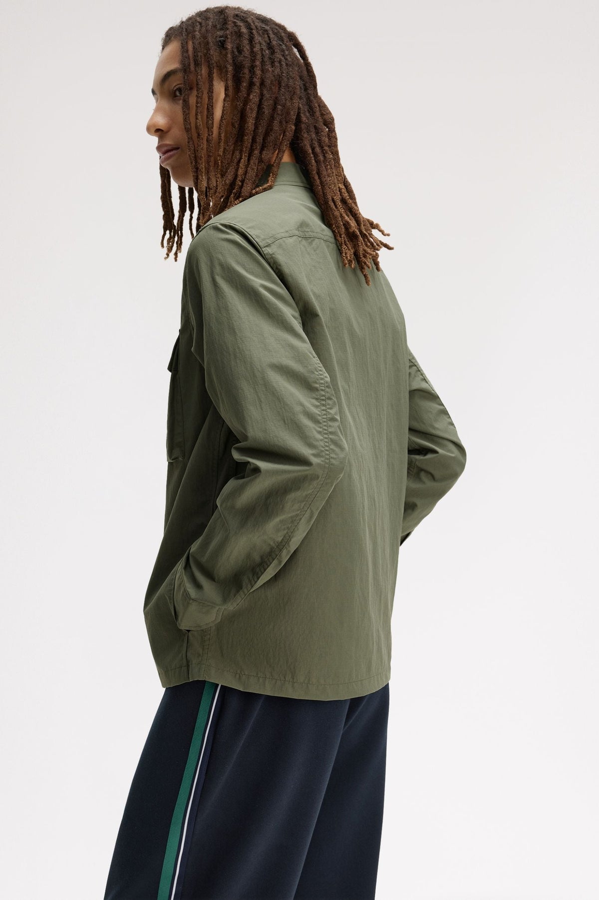M2402 Ripstop Zip-Through Overshirt (Laurel Wreath Green)