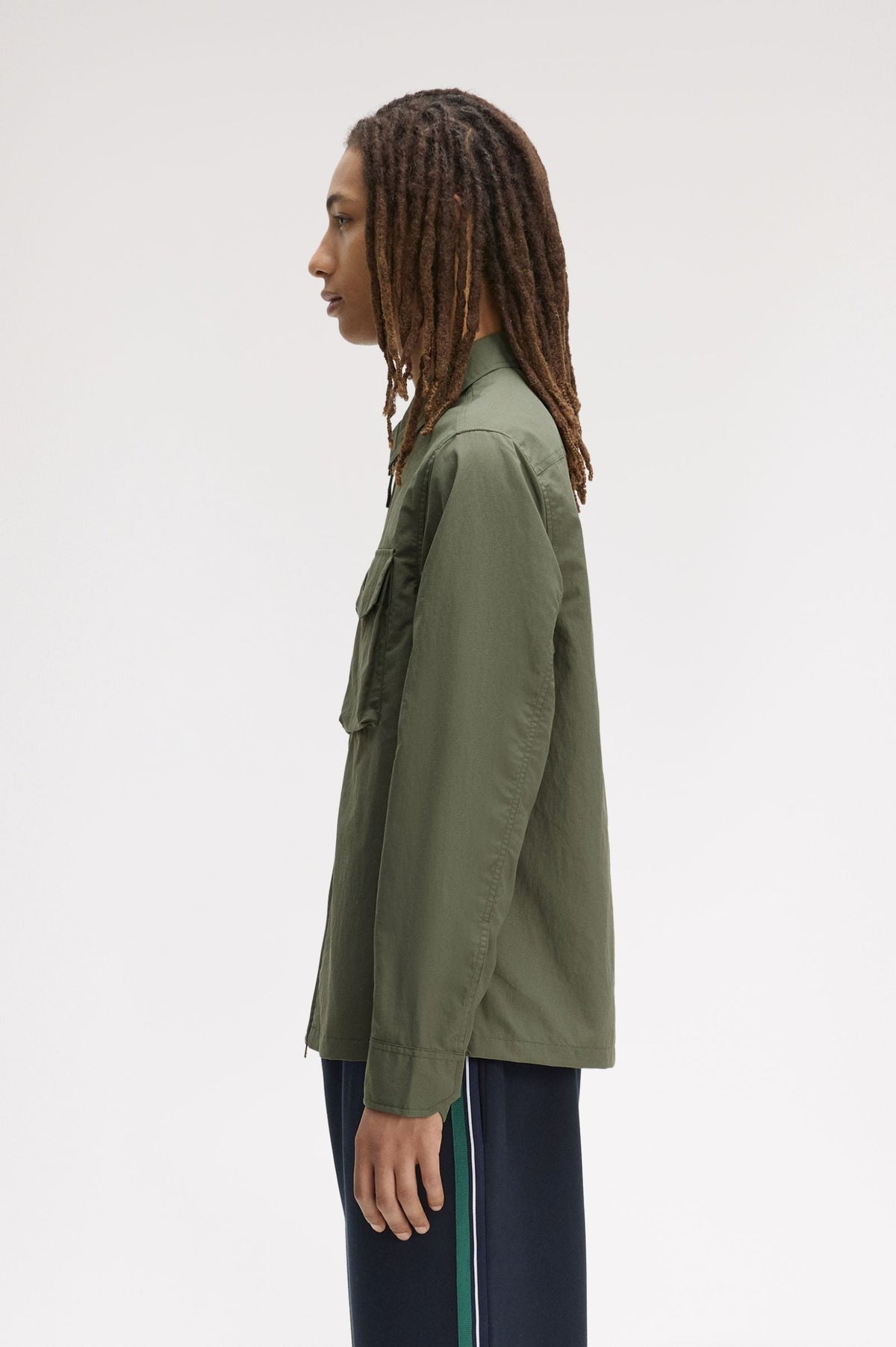 M2402 Ripstop Zip-Through Overshirt (Laurel Wreath Green)