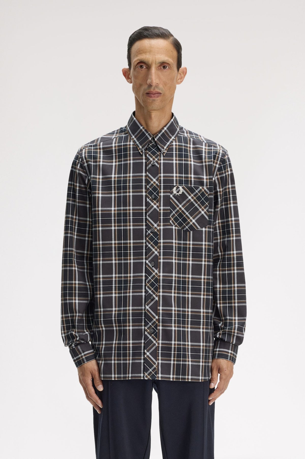 M2433 Classic Tartan Shirt (Anchor Grey)