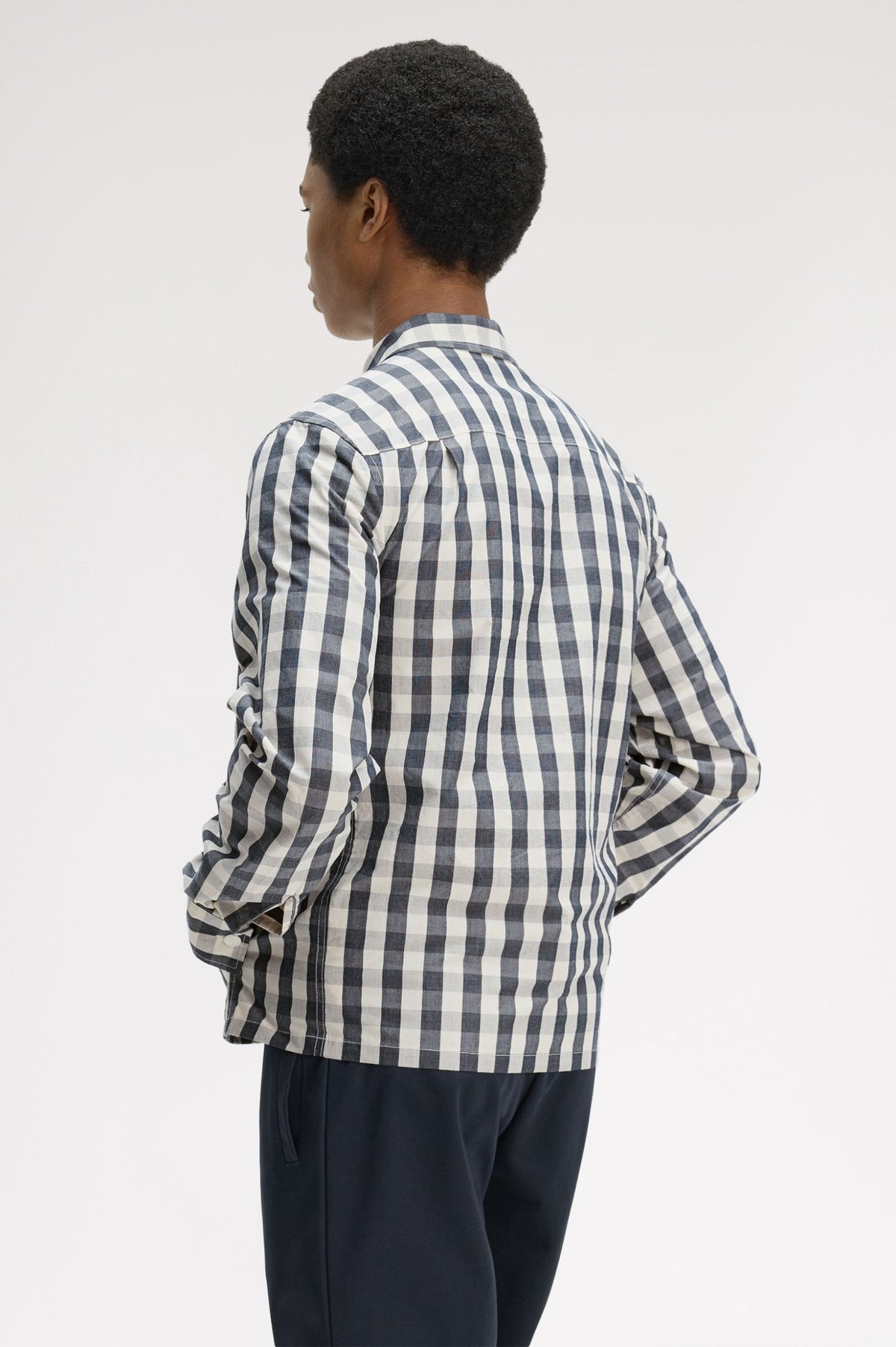 M2468 Poplin Check Overshirt