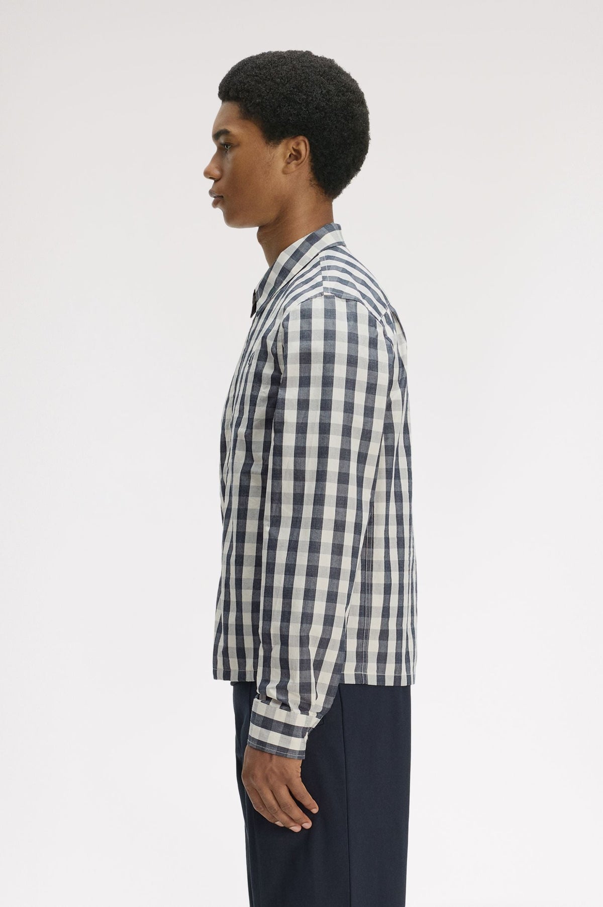 M2468 Poplin Check Overshirt