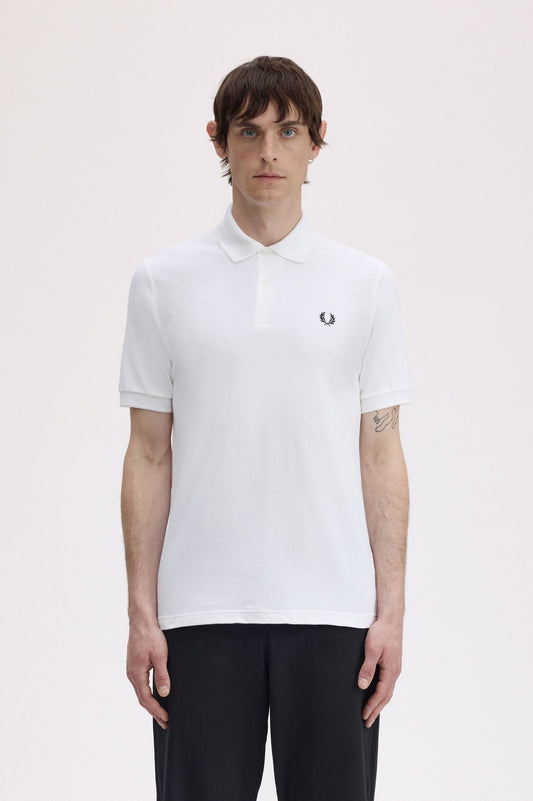 M3 The Fred Perry Shirt (White / Navy)