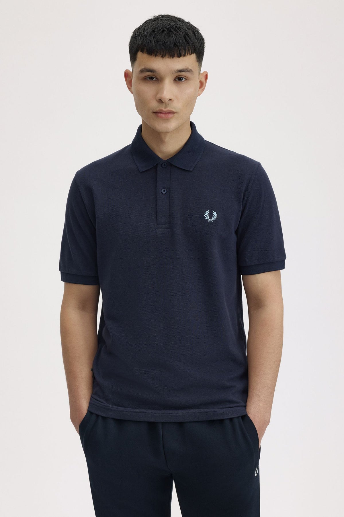 M3 The Fred Perry Shirt (Navy / Ice)