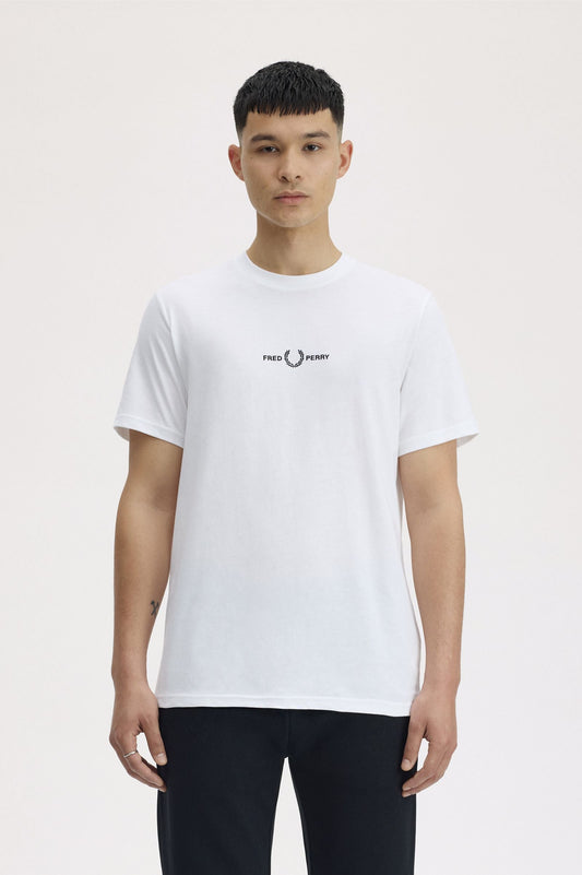 M4580 Embroidered T-Shirt (White)