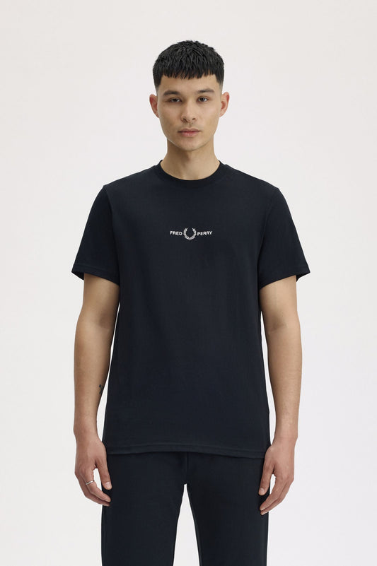 M4580 Embroidered T-Shirt (Black)