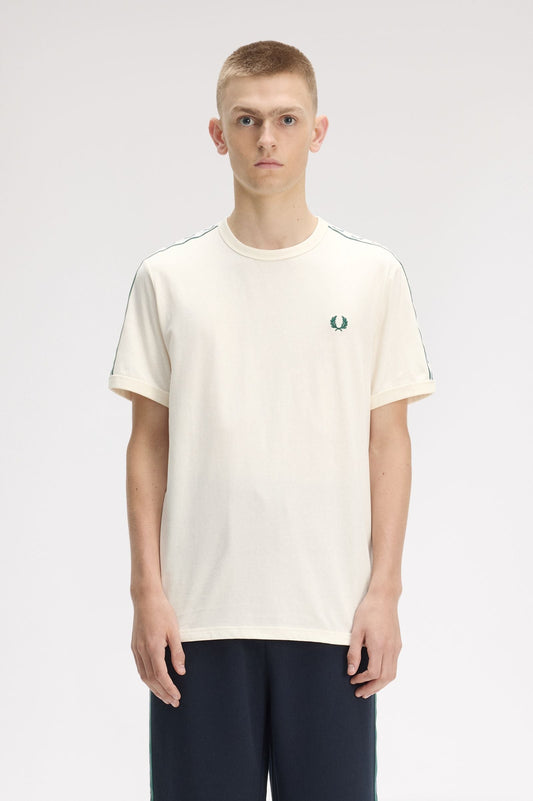 M4613 Contrast Taped Ringer T-Shirt (Ecru)