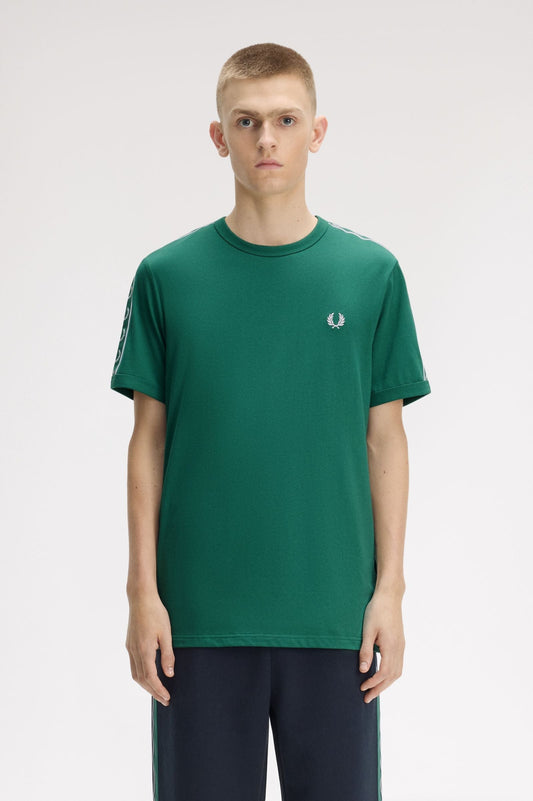 M4613 Contrast Taped Ringer T-Shirt (Sport Green)