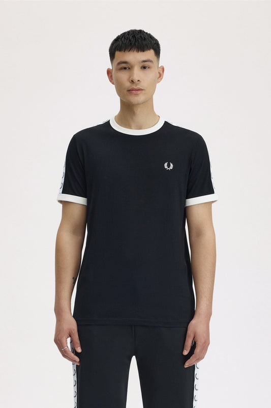 M4620 Taped Ringer T-Shirt (Black)