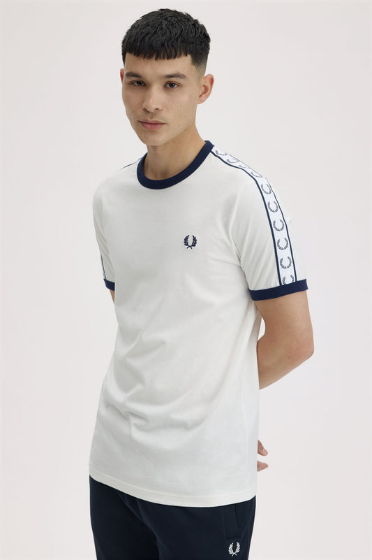 M4620 Taped Ringer T-Shirt (Snow White)