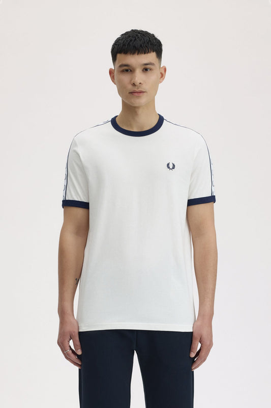 M4620 Taped Ringer T-Shirt (Snow White)