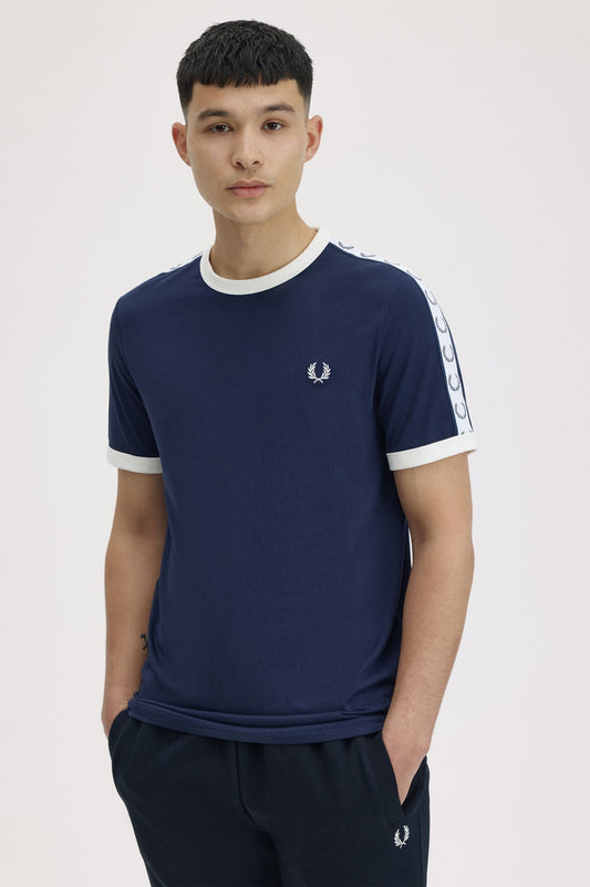 M4620 Taped Ringer T-Shirt (Carbon Blue)