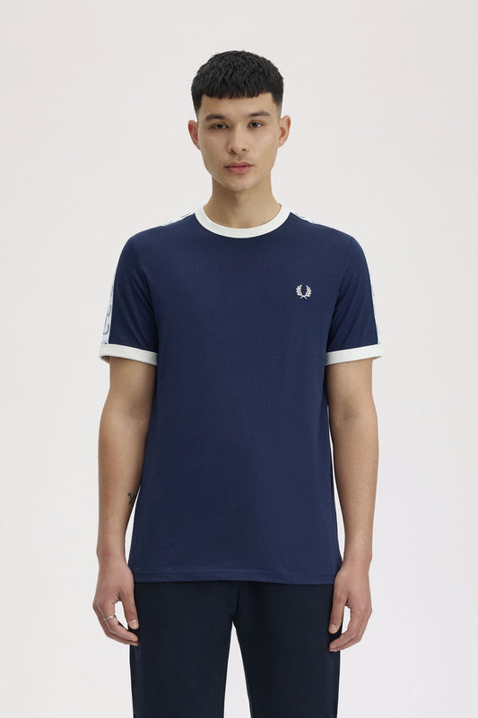 M4620 Taped Ringer T-Shirt (Carbon Blue)