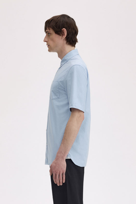 M8730 Oxford Shirt Short Sleeve (Light Smoke)