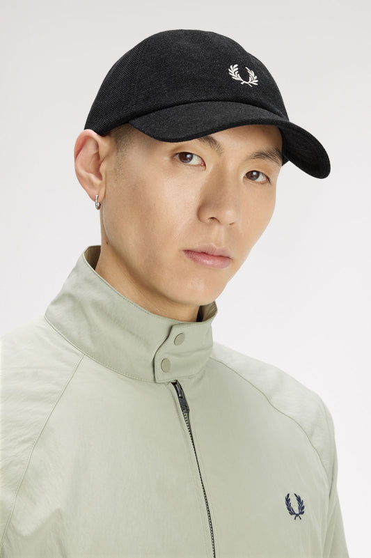 HW2295 Classic Piqué Cap (Charcoal Marl / Ecru)